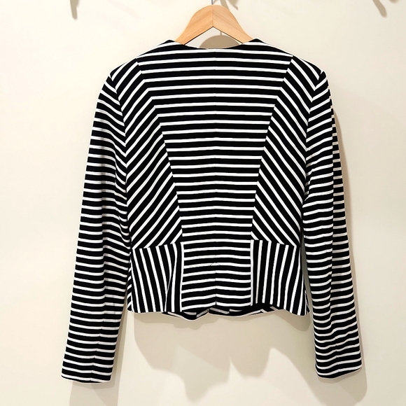 Portmans Black & White Striped Jacket size 12 - Picture 3 of 6